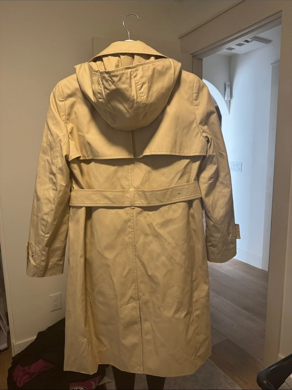 J.Crew Tan Beige Trench Coat with Belt